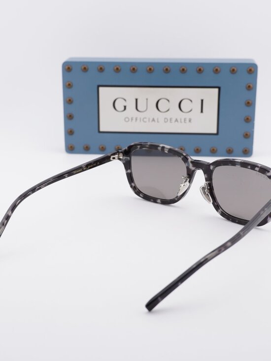 Gucci GG1948SK 002 Square Sunglasses - Grey Havana\\ Grey main image 9